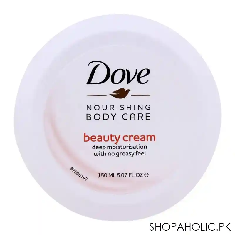 dove nourishing body care beauty cream, 150ml main image