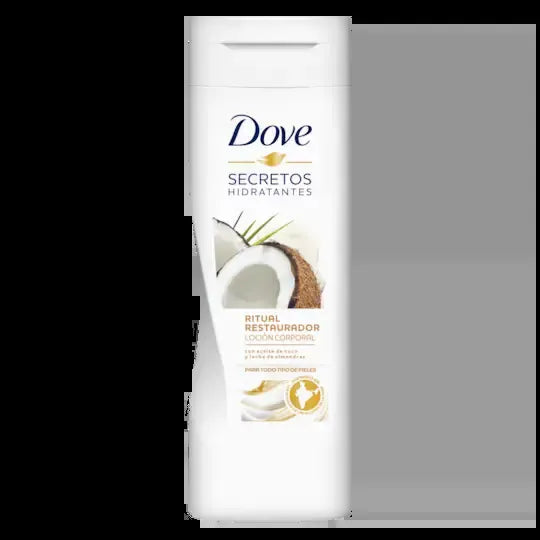 dove nourishing secrets lotion restoring ritual coconut oil and almond milk, 400ml main image