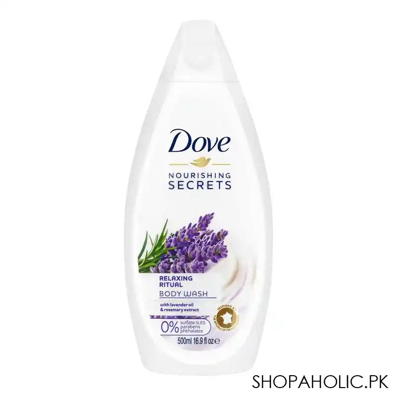 Dove Nourishing Secrets Relaxing Ritual Body Wash With Lavender Oil & Rosemary Extract, 500ml - Main Image