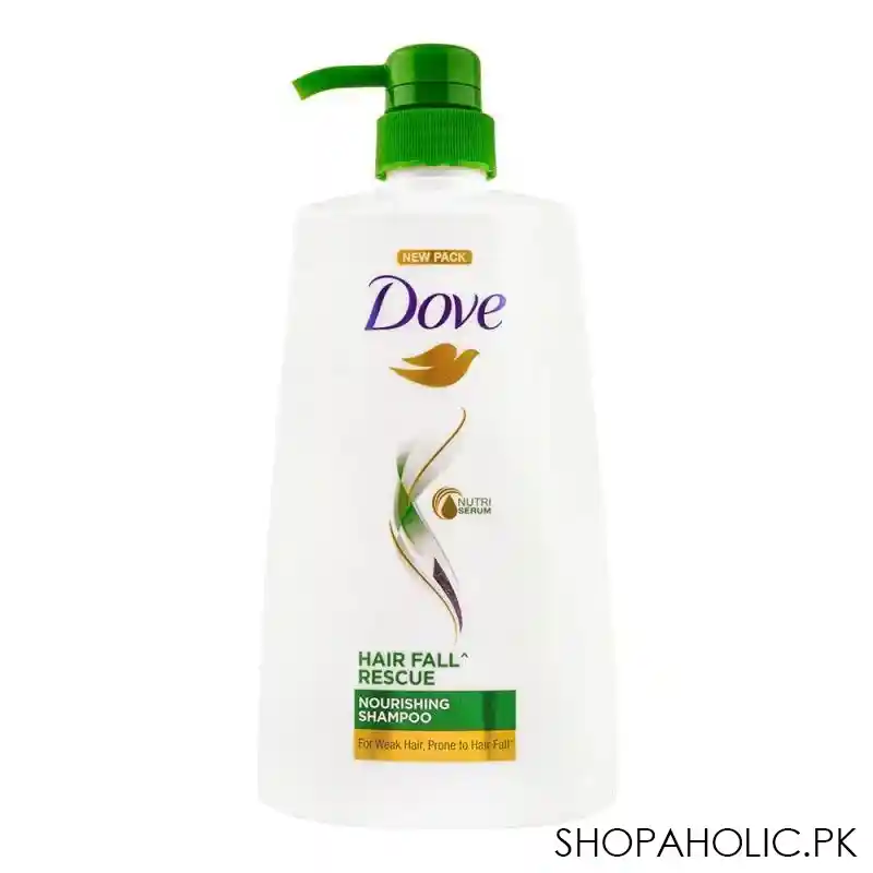 dove nutritive solutions hair fall rescue shampoo, for weak hair prone to hair fall, 650ml main image