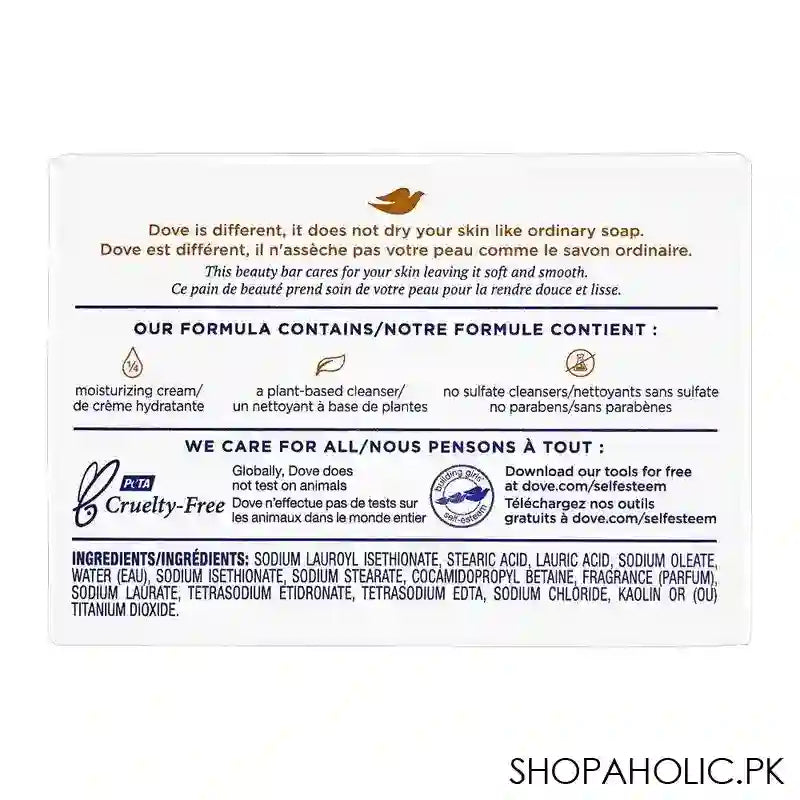 Dove Original Deep Moisture Beauty Bar Soap, 106g - Image 2