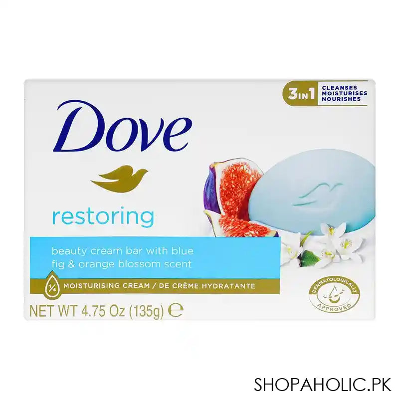 Dove Soap Go Fresh Restore, With Blue Fig & Orange Blossom Scent, 135g - Image 2