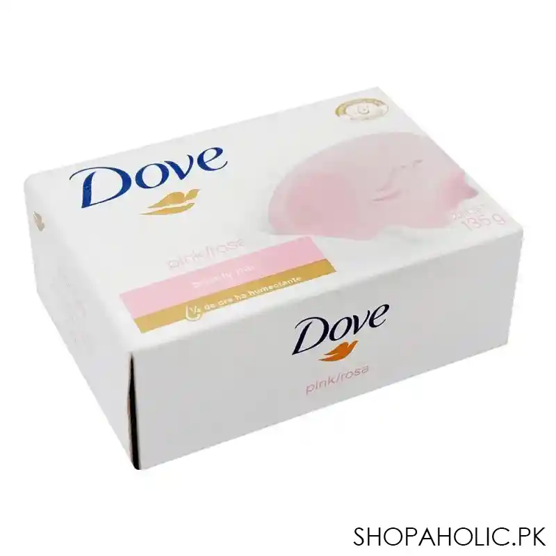 dove soap, pink/rose, 135g main image