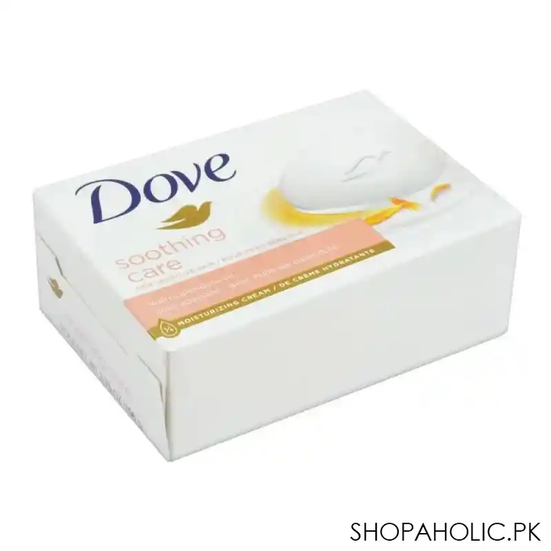 dove soap soothing care with calendula oil, 106g main image