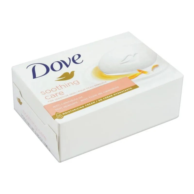 dove soap soothing care with calendula oil, 106g main image