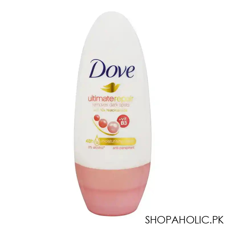 Dove Ultimate Repair 48-Hour Anti-Perspirant Deodorant Roll On, 40ml - Main Image