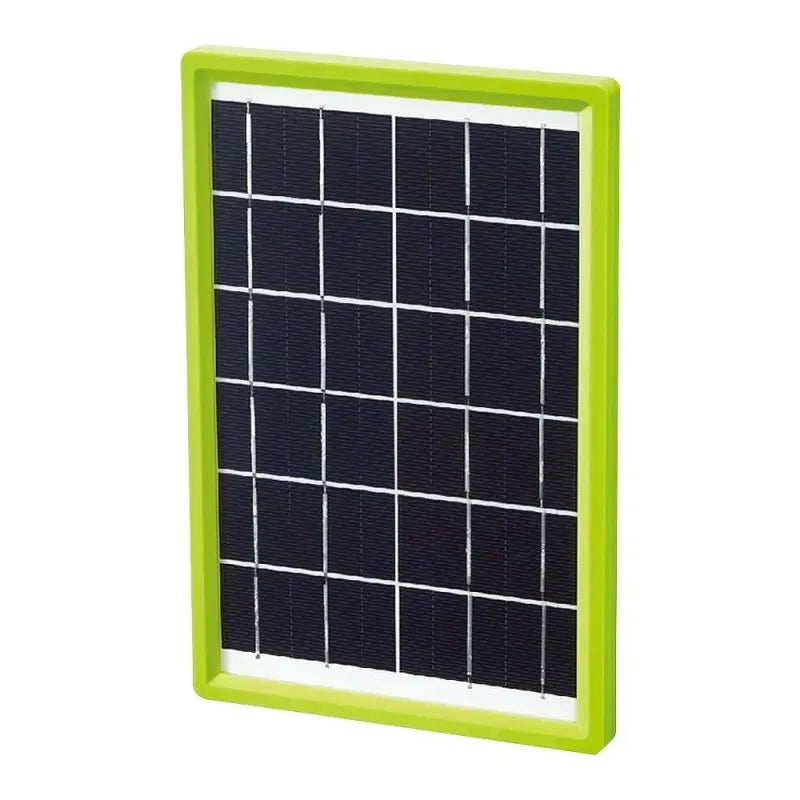 dp solar panel battery charger, 6w/7.2v, green, dp li27 main image