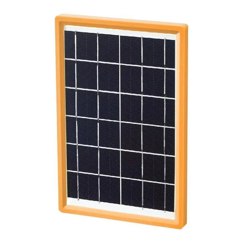 dp solar panel battery charger, 6w/7.2v, orange, dp li27 main image