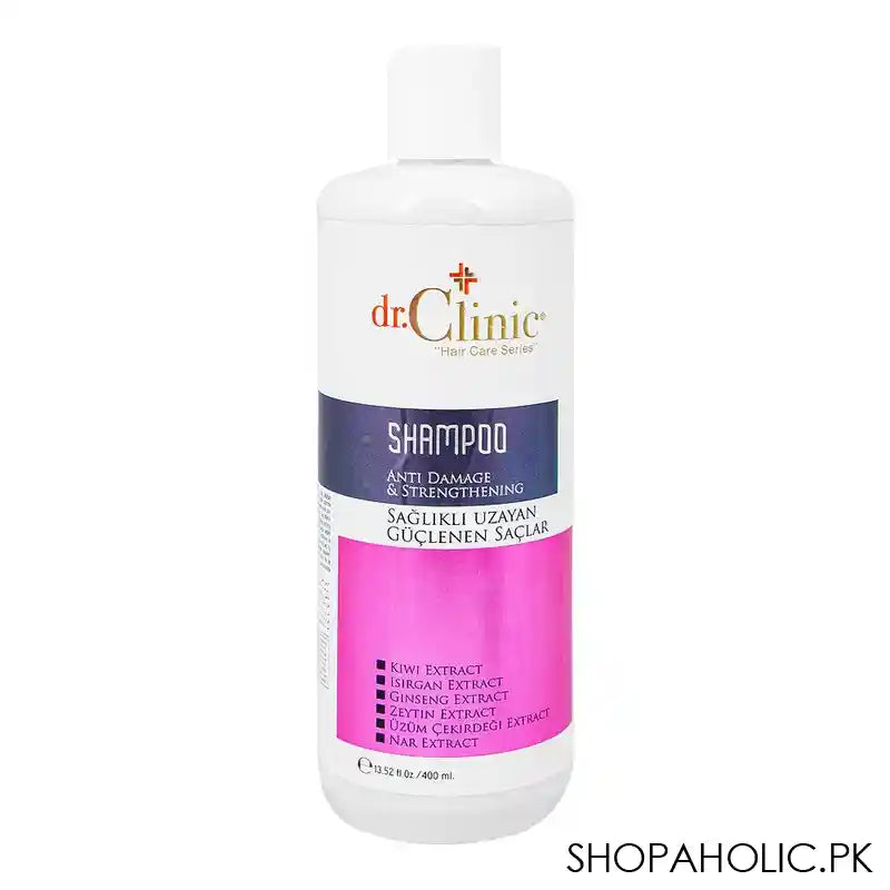 Dr.Clinic Hair Care Series Anti Damage & Strengthening Shampoo, 400ml - Main Image