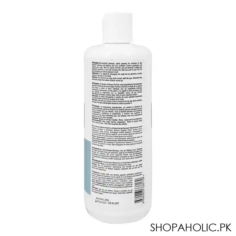 Dr.Clinic Hair Care Series Anti-Dandruff Shampoo, 400ml - Image 4