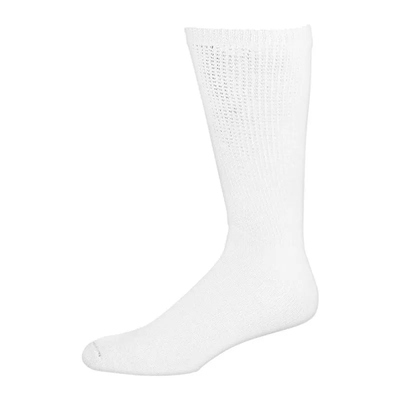 dr.comfort diabetic socks, standard size, white main image