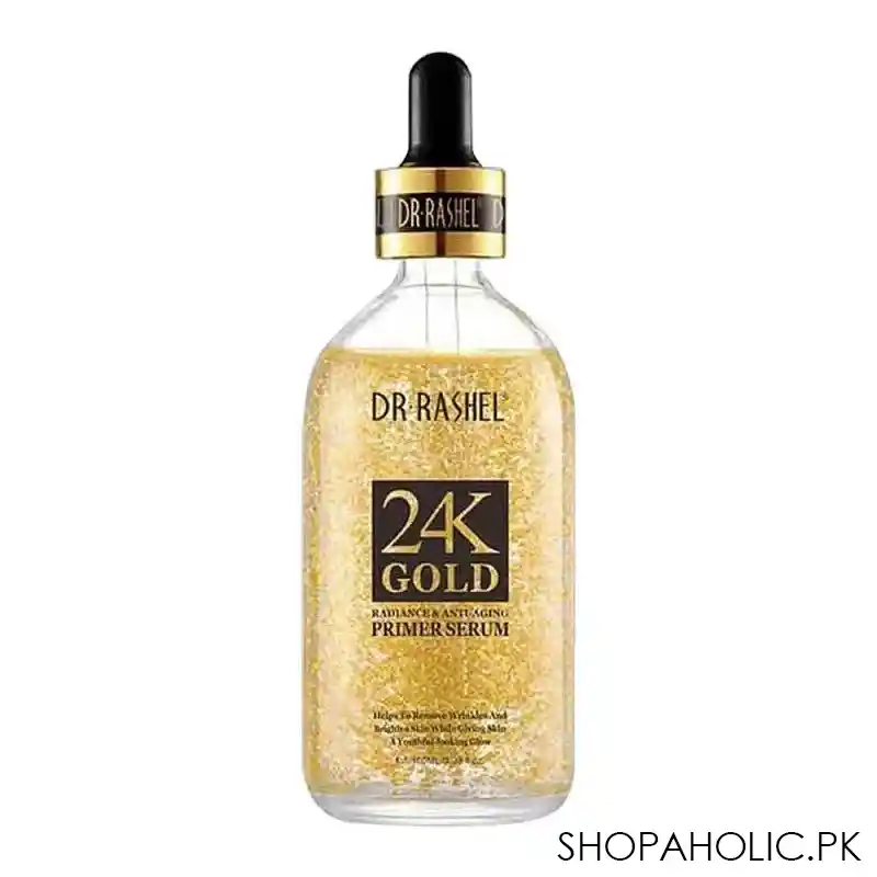 dr. rashel 24k gold radiance & anti aging primer serum, 100ml main image