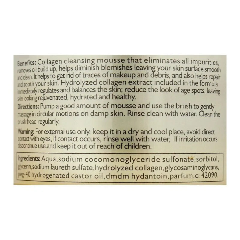 dr. rashel collagen essence cleansing mousse, 125ml image3