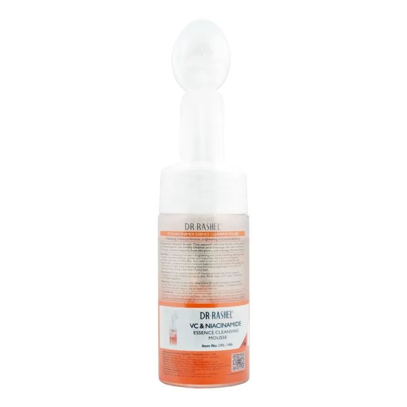 dr. rashel vc vitamin c & niacinamide essence cleansing mousse, 125ml image2