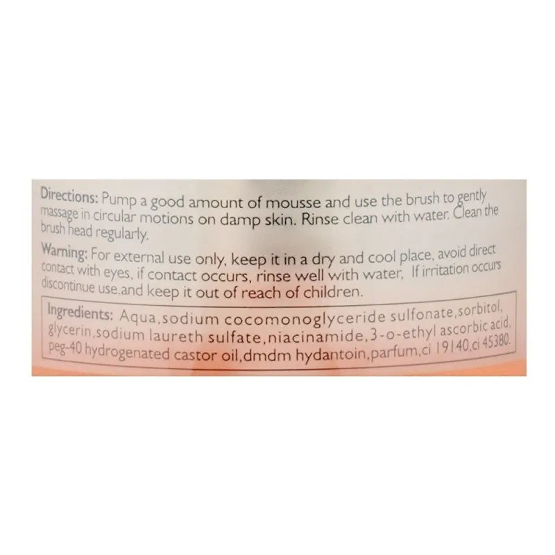 dr. rashel vc vitamin c & niacinamide essence cleansing mousse, 125ml image3