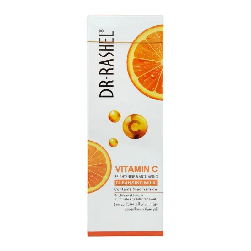 dr. rashel vitamin c brightening & anti aging cleansing milk, 100ml image2