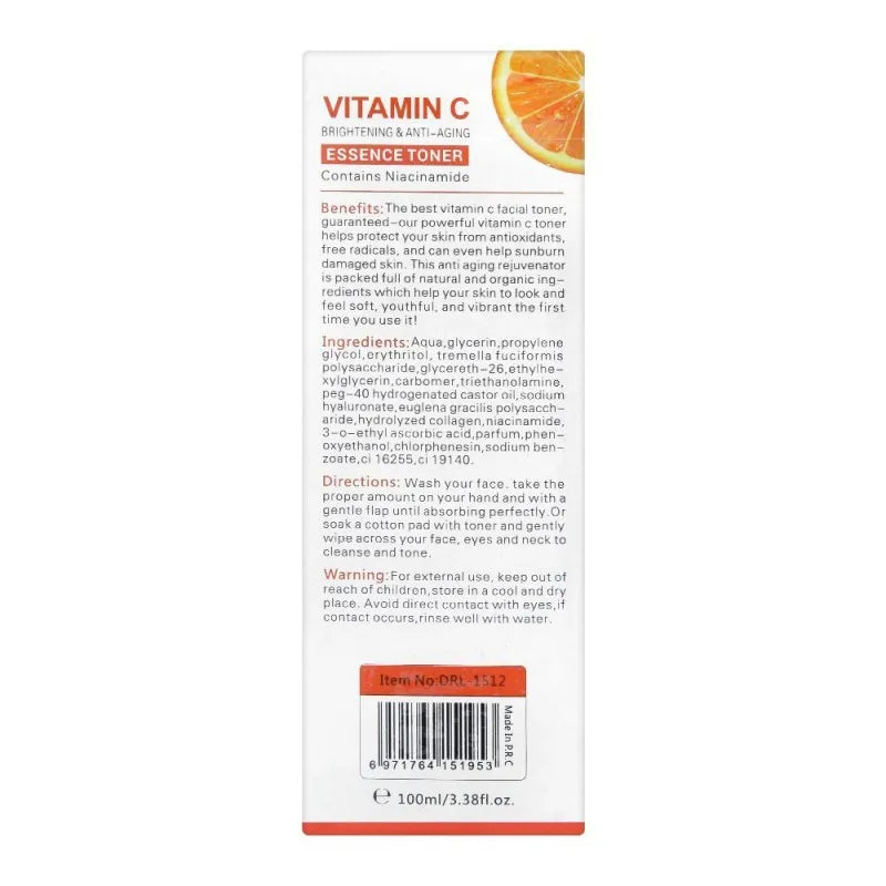 dr. rashel vitamin c brightening & anti aging essence toner, 100ml image3