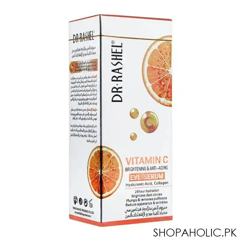 dr. rashel vitamin c brightening & anti aging eye serum, 50ml image2