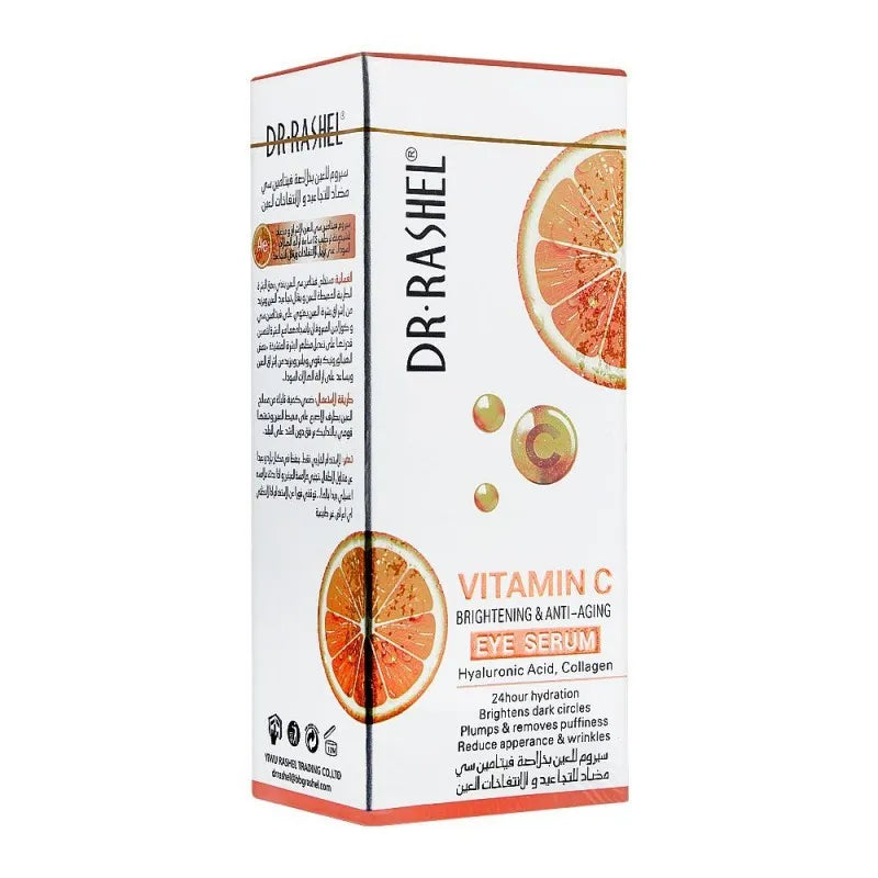 dr. rashel vitamin c brightening & anti aging eye serum, 50ml image2