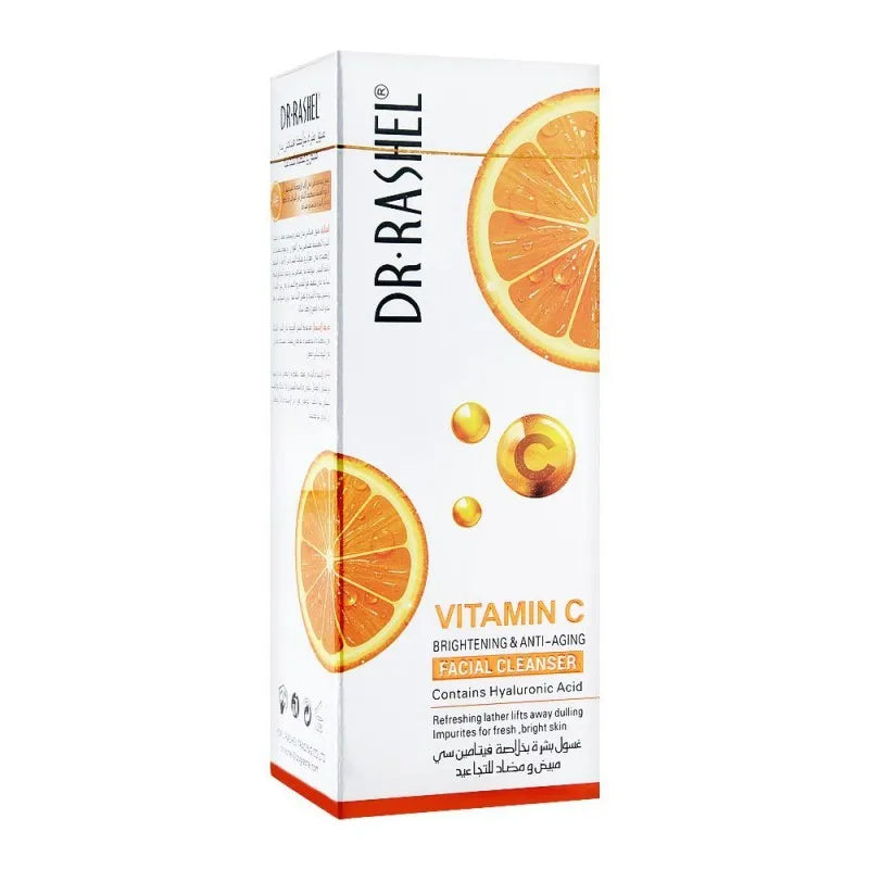 dr. rashel vitamin c brightening & anti aging face cleanser, 80ml image2