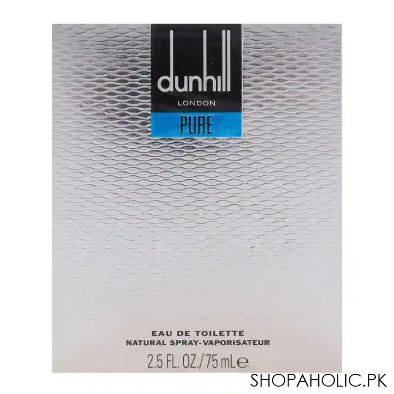 dunhill pure eau de toilette 75ml image2