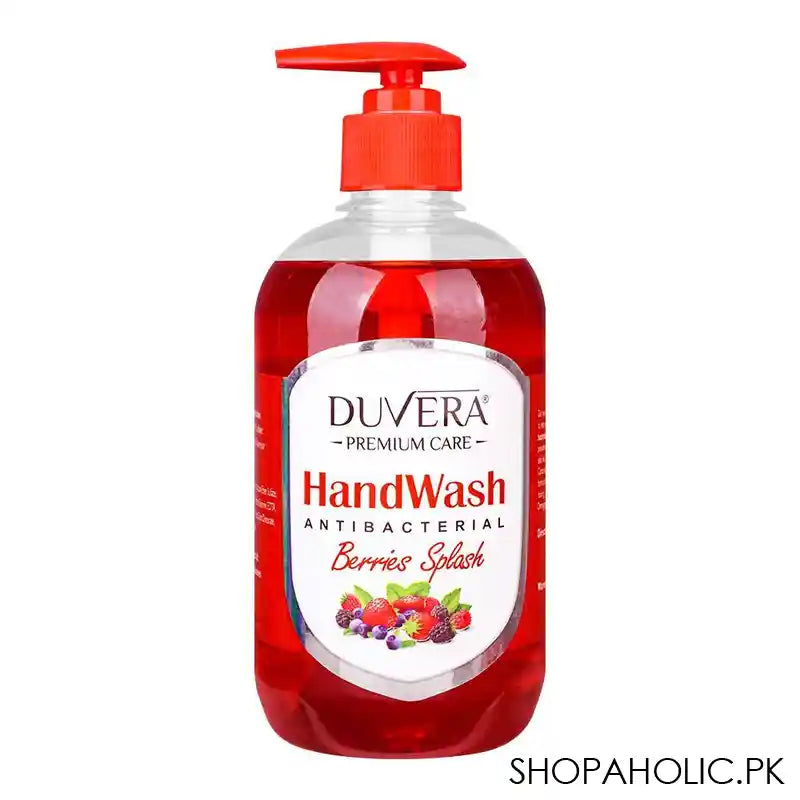 Duvera Berries Splash Antibacterial Hand Wash, 500ml - Main Image