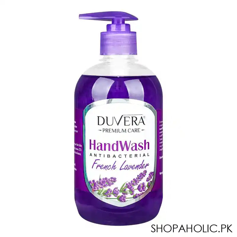 Duvera French Lavender Antibacterial Hand Wash, 500ml - Main Image