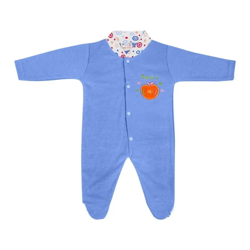 dynamic kids romper with socks plain, blue main image