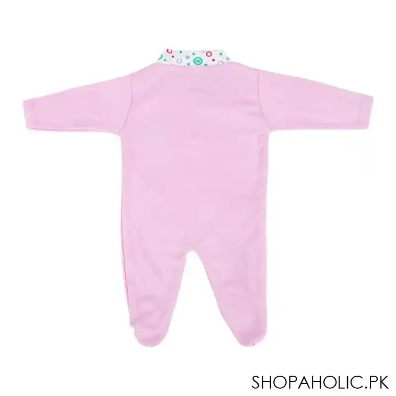 dynamic kids romper with socks plain, pink image2