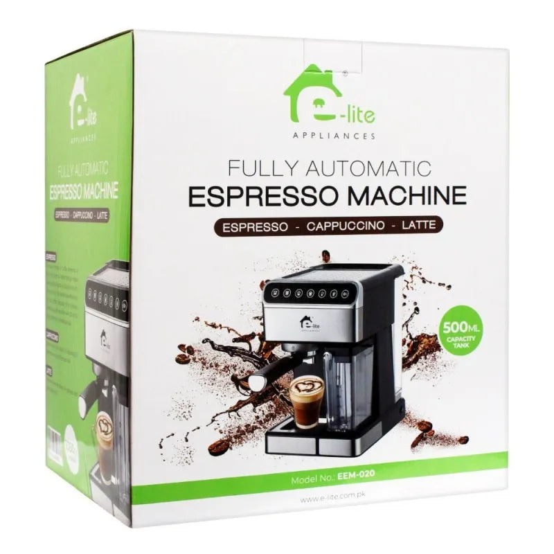 e lite fully automatic espresso coffee machine, eem 020 image2