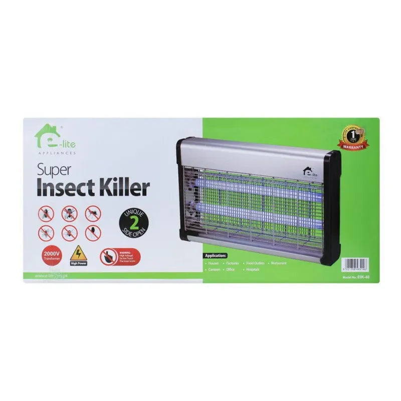 e lite super insect killer, 2000v, 2 side open, eik 40 image3