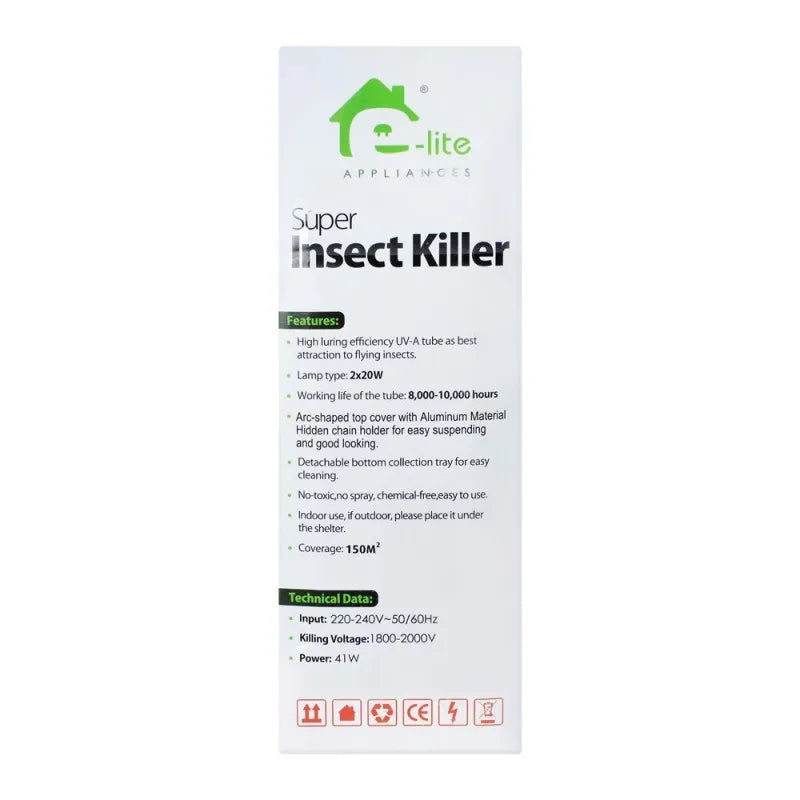 e lite super insect killer, 2000v, 2 side open, eik 40 image4