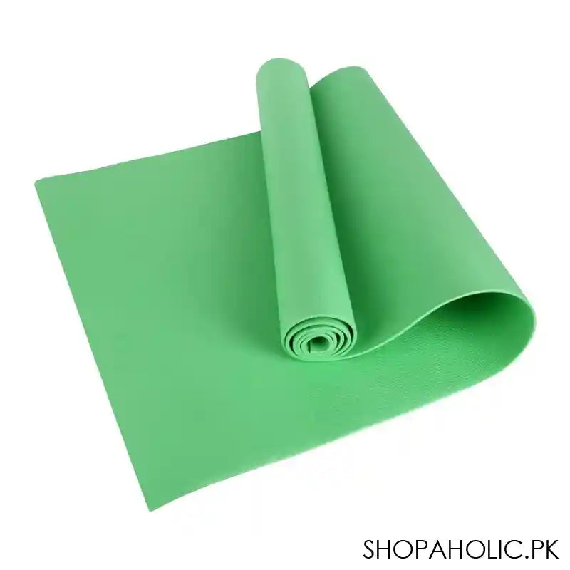 Eco Friendly Foldable Yoga Mat, EVA 4mm, For Floor, Pilates, Home Gym, Green - Main Image