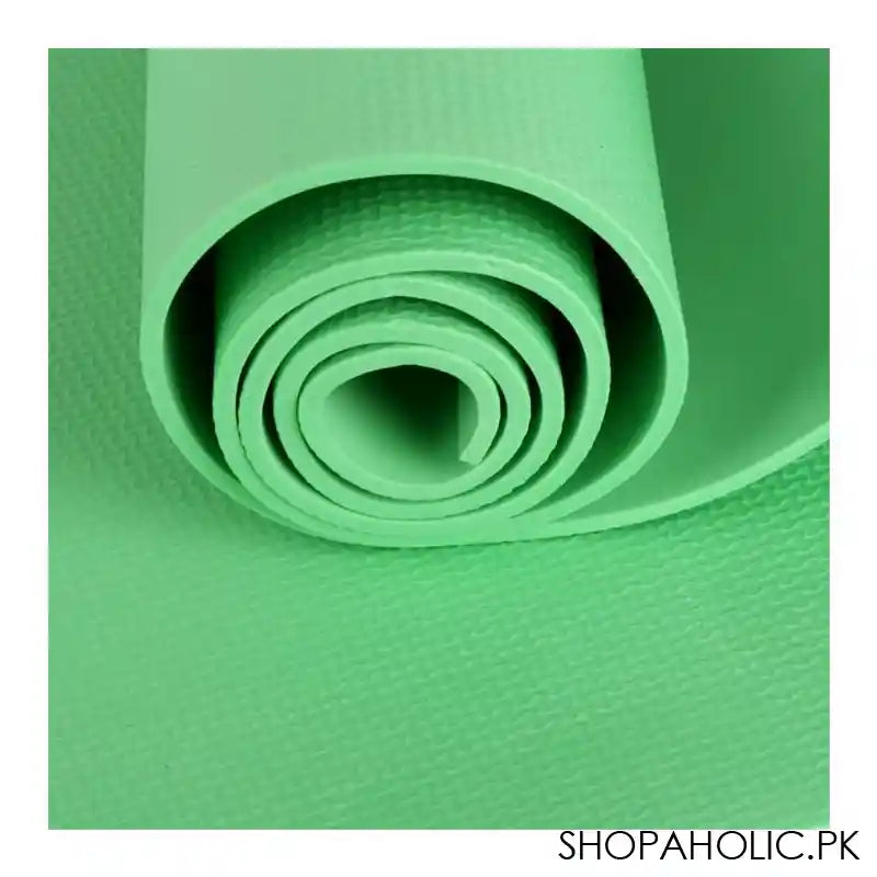 Eco Friendly Foldable Yoga Mat, EVA 4mm, For Floor, Pilates, Home Gym, Green - Image 7