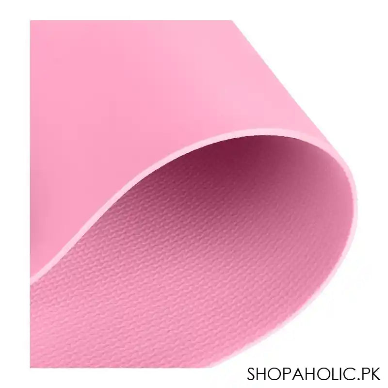 Eco Friendly Foldable Yoga Mat, EVA 4mm, For Floor, Pilates, Home Gym, Pink - Image 4