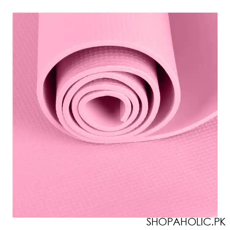 Eco Friendly Foldable Yoga Mat, EVA 4mm, For Floor, Pilates, Home Gym, Pink - Image 5