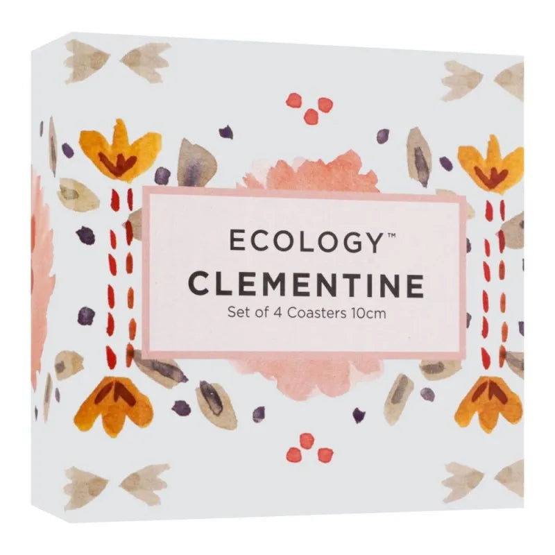 ecology clementine coasters set, 4 pack, ec63308 image5