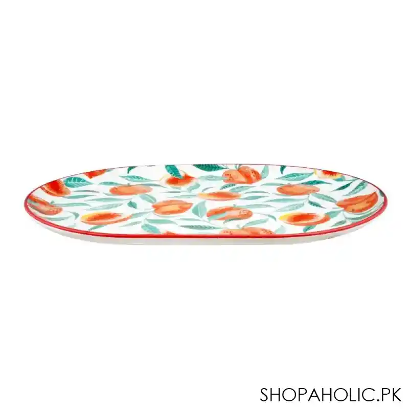 ecology punch apricot large oval platter, 40.5cm, ec1552 main image