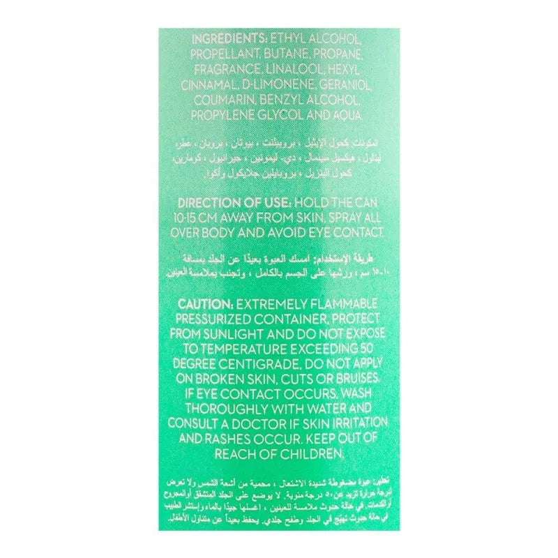 elaine lush fantasy long lasting deodorant body spray, 150ml image3