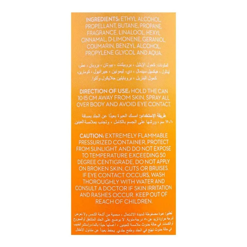 elaine secret ecstasy long lasting deodorant body spray, 150ml image3