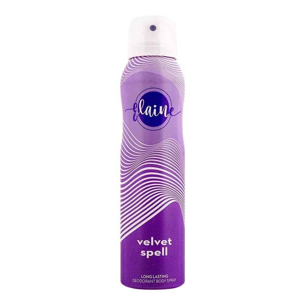 elaine velvet spell long lasting deodorant body spray, 150ml main image