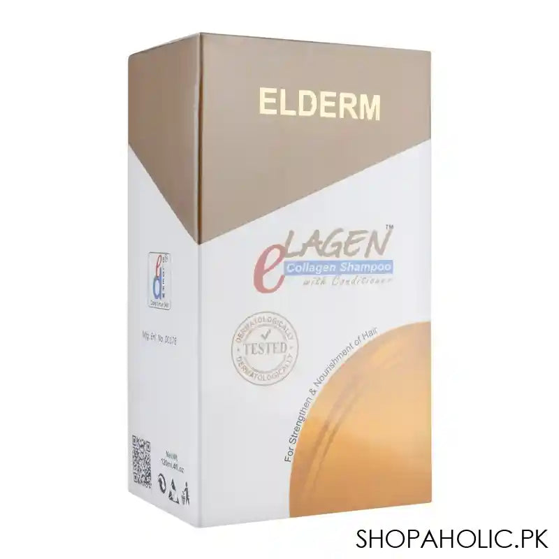 Elderm Elagen Collagen Shampoo With Conditioner, For Strengthens & Nourishment Of Hair, 120ml - Main Image