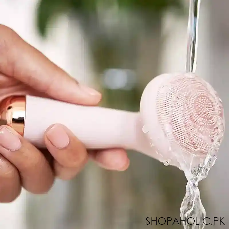 electric silicone facial brush massager image5