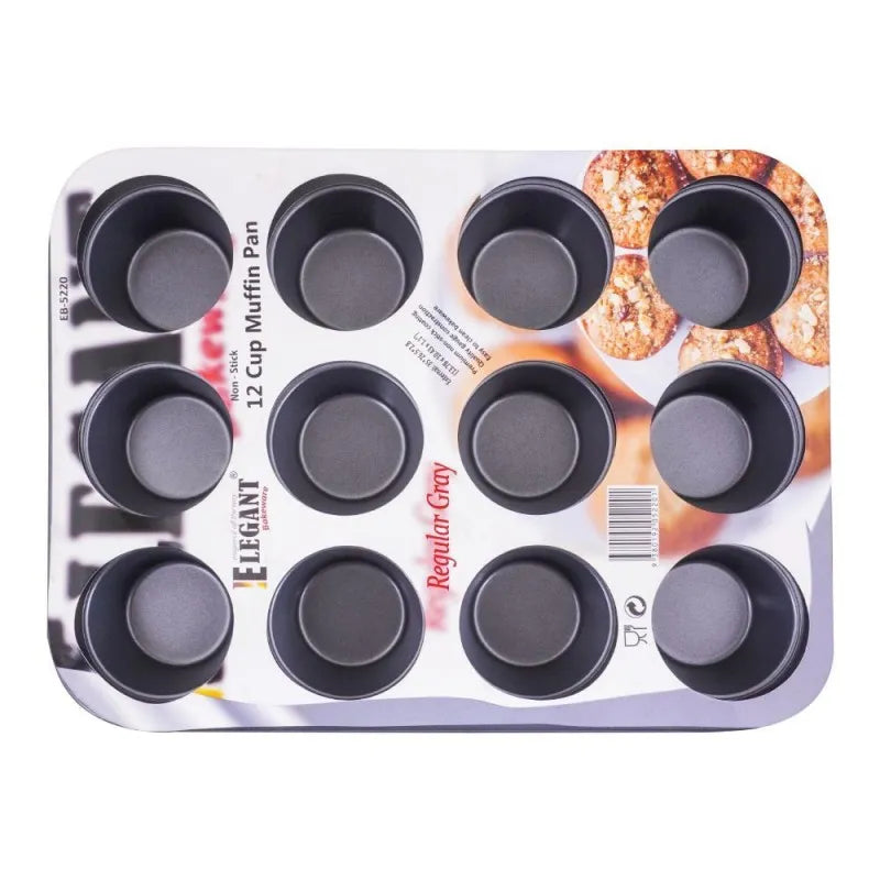 elegant bakeware 12 cup muffin pan, eb5220 image2