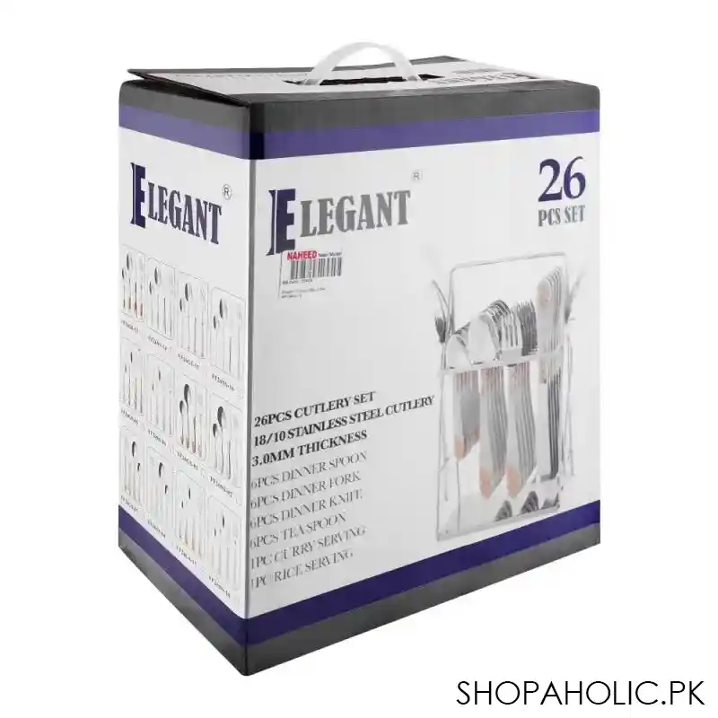 elegant cutlery set, 26 pack, ff26ss 18 image2