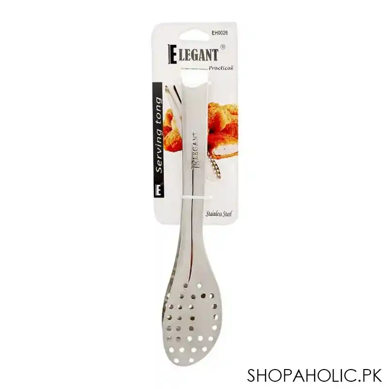 elegant stainless steel serving tong, eh0026 main image