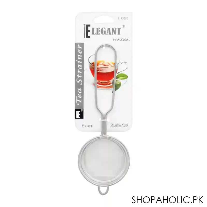 elegant stainless steel strainer, 6cm, eh0006 main image