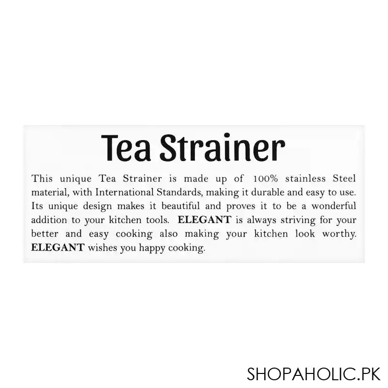 Elegant Tea Strainer, ET86002 - Image 3