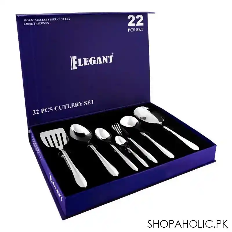 elegant tree cutlery set, 22 pack, ecs0029mt main image