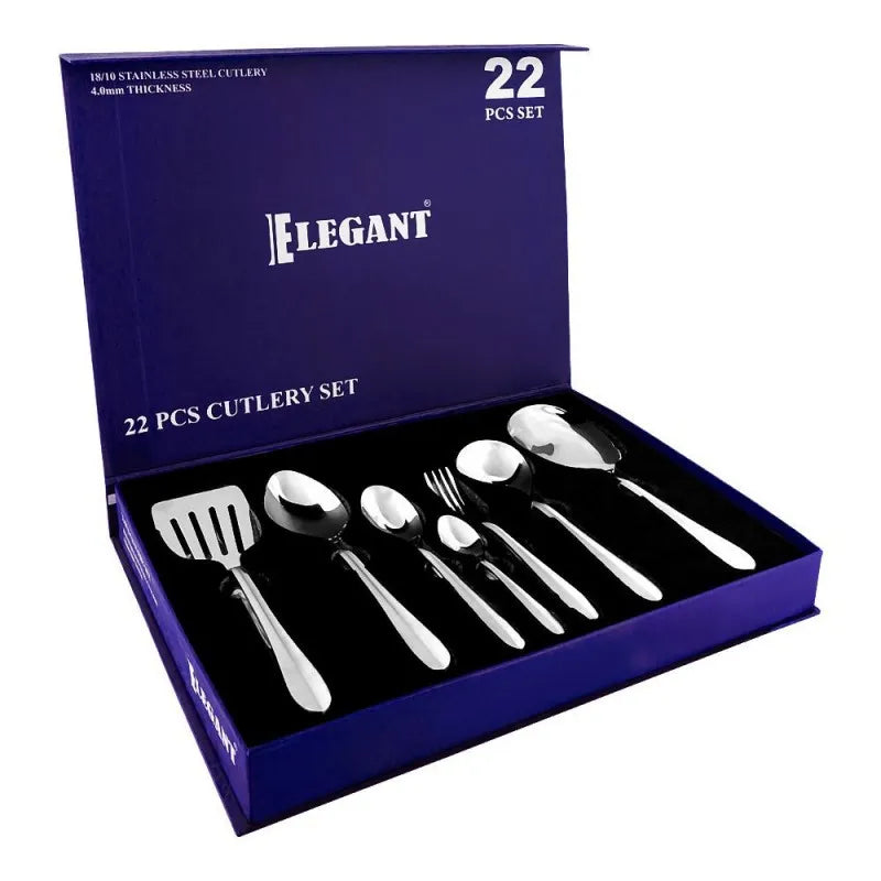 elegant tree cutlery set, 22 pack, ecs0029mt main image